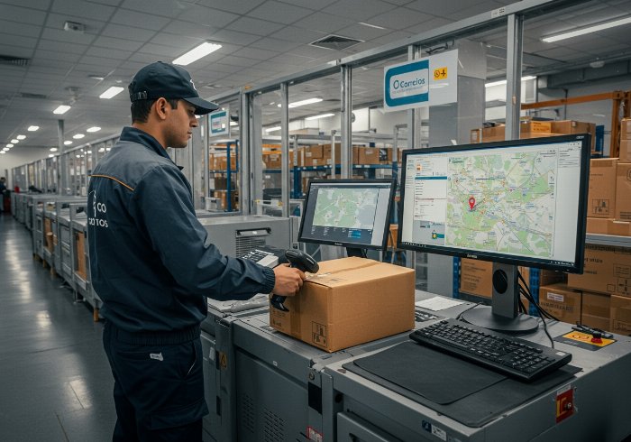 como funciona o rastreamento dos correios